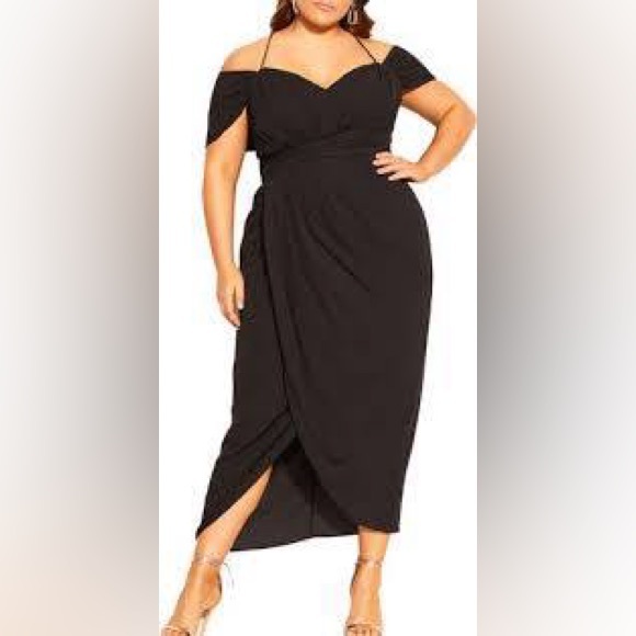 City Chic Dresses & Skirts - City chic Entwine black dress - size US14